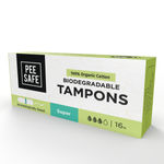 Buy Pee Safe Organic Cotton Tampon (Super) - Purplle