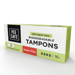Buy Pee Safe Organic Cotton Tampon (Super plus) 16 Pcs - Purplle