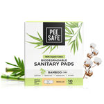 Buy Pee Safe 100% Organic Cotton, Biodegradable Sanitary Pads - Regular (Pack of 10) - Purplle