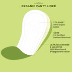 Buy Pee Safe 100% Organic Cotton, Biodegradable Panty Liners - Pack of 15 - Purplle