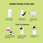 Buy Pee Safe 100% Organic Cotton, Biodegradable Panty Liners - Pack of 15 - Purplle