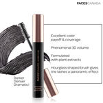 Buy FACES CANADA Ultime Pro HD Whopper Lashes Mascara - Black 12 ml | Long Lasting | Waterproof | Intense Volume | Hour-Shaped Brush | Lengthens Curls | Darker Denser Dramatic Lashes - Purplle