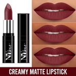 Buy NY Bae Creamy Matte Lipstick - Friendly Neighborhood Heroine 3 (4.2 g) | Brown | Creamy Matte Finish | Rich Colour Payoff | Full Coverage | Smooth Application | Transfer Resistant | Long lasting | Vegan | Cruelty & Paraben Free - Purplle