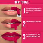 Buy NY Bae Creamy Matte Lipstick - Meet Me In Midtown 34 (4.2 g) | Pink | Creamy Matte Finish | Rich Colour Payoff | Full Coverage | Smooth Application | Transfer Resistant | Long lasting | Vegan | Cruelty & Paraben Free - Purplle