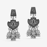 Buy Queen Be Oxidised Long Cluster Jhumki - ED19010 - Purplle