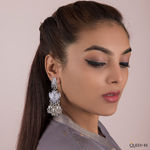 Buy Queen Be Oxidised Long Cluster Jhumki - ED19010 - Purplle