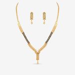 Buy Queen Be Gold Leaf Mangalsutra Set - MH19009 - Purplle