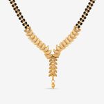 Buy Queen Be Gold Leaf Mangalsutra Set - MH19009 - Purplle