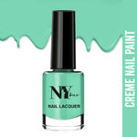 Buy NY Bae Creme Nail Enamel - Pizza 8 (6 ml) | Green | Smooth Creamy Finish | Rich Colour Payoff | Chip Resistant | Quick Drying | One Swipe Application | Vegan | Cruelty & Lead Free | Non-Toxic - Purplle