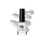 Buy NY Bae Creme Nail Enamel - Hummus 6 (6 ml) | Grey | Rich Pigment | Chip-proof | Long lasting | Quick Drying | Cruelty Free - Purplle