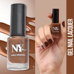 Buy NY Bae Gel Nail Lacquer - Ice Cream Cone 16 (6 ml) | Brown | Luxe Gel Finish | Highly Pigmented | Chip Resistant | Long lasting | Full Coverage | Streak-free Application | Cruelty Free | Non-Toxic - Purplle