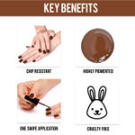 Buy NY Bae Gel Nail Lacquer - Ice Cream Cone 16 (6 ml) | Brown | Luxe Gel Finish | Highly Pigmented | Chip Resistant | Long lasting | Full Coverage | Streak-free Application | Cruelty Free | Non-Toxic - Purplle