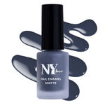 Buy NY Bae Matte Nail Enamel - Grilled Chestnuts 17 (6 ml) | Dark Green | Luxe Matte Finish | Highly Pigmented | Chip Resistant | Long lasting | Full Coverage | Streak-free Application | Vegan | Cruelty Free | Non-Toxic - Purplle