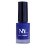 Buy NY Bae Matte Nail Enamel - Pizza With Eggplant Topping 11 (6 ml) | Blue | Rich Pigment | Chip-proof | Full Coverage | Cruelty Free - Purplle