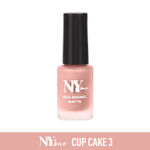 Buy NY Bae Matte Nail Enamel - Cup Cake 3 (6 ml) | Pink | Luxe Matte Finish | Highly Pigmented | Chip Resistant | Long lasting | Full Coverage | Streak-free Application | Vegan | Cruelty Free | Non-Toxic - Purplle