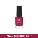 Buy NY Bae Matte Nail Enamel - Macaroon 10 (6 ml) (6 ml) | Berry Pink | Luxe Matte Finish | Highly Pigmented | Chip Resistant | Long lasting | Full Coverage | Streak-free Application | Vegan | Cruelty Free | Non-Toxic - Purplle