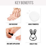 Buy NY Bae Creme Nail Enamel - Soup Dumpling 4 (6 ml) | White | Smooth Creamy Finish | Rich Colour Payoff | Chip Resistant | Quick Drying | One Swipe Application | Vegan | Cruelty & Lead Free | Non-Toxic - Purplle