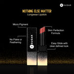 Buy SUGAR Cosmetics Nothing Else Matter Longwear Lipstick - 25 Rust Issues (Rusty Peach/Coral Rose) - Purplle