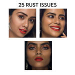 Buy SUGAR Cosmetics Nothing Else Matter Longwear Lipstick - 25 Rust Issues (Rusty Peach/Coral Rose) - Purplle