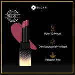 Buy SUGAR Cosmetics - Nothing Else Matter - Longwear Matte Lipstick - 33 Mauve On (Deep Mauve Pink) - 3.5 gms - Water-Resistant, Premium Matte Lipstick, Paraben Free - Purplle