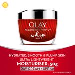 Buy Olay Regenerist SPF Whip Cream |Hyaluronic Acid, Pentapeptides |50 gm - Purplle