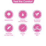 Buy Sanfe 100% Organic, Biodegradable Panty Liners for women - 30 Liners | Made of GOTS Certified Organic Cotton - Purplle