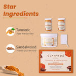 Buy Glamveda Turmeric & Sandalwood Bleach (250 g) - Purplle