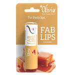 Buy Olivia Caramel Fab Lip Balm Jojoba Oil & Vitamin E for Lively Lips (4.3 g) - Purplle