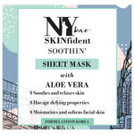 Buy NY Bae SKINfident Soothin' Sheet Mask with Aloe Vera (20 ml) - Purplle