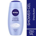 Buy Nivea Creme Smooth Shower Cream (250 ml) - Purplle