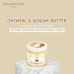 Buy Glamveda Oatmeal & Kokum Butter Smoothing Scrub (100 g) - Purplle