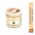 Buy Glamveda Oatmeal & Kokum Butter Smoothing Scrub (100 g) - Purplle