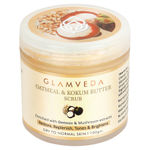 Buy Glamveda Oatmeal & Kokum Butter Smoothing Scrub (100 g) - Purplle