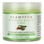 Buy Glamveda Turmeric & Aloe Vera Brightening Scrub (100 g) - Purplle