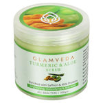 Buy Glamveda Turmeric & Aloe Vera Brightening Scrub (100 g) - Purplle