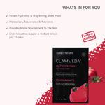 Buy Glamveda Pomegranate Brightening Korean Sheet Mask - Pack Of 2 (50 g) - Purplle