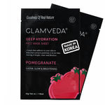 Buy Glamveda Pomegranate Brightening Korean Sheet Mask - Pack Of 2 (50 g) - Purplle