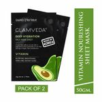 Buy Glamveda Vitamin Nourishing Korean Sheet Mask - Pack Of 2 (50 g) - Purplle