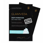 Buy Glamveda Moisturizing Deep Hydration Korean Sheet Mask - Pack Of 2 (50 g) - Purplle