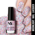 Buy NY Bae Nail Lacquer, Glitter | Shimmer Paint | Chip Resistant Polish | Highly Pigmented | Pink - Liberty Lady Moonlight 21 (6 ml) - Purplle