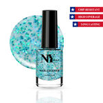 Buy NY Bae Nail Lacquer, Glitter | Shimmer Paint | Chip Resistant Polish | Highly Pigmented | Blue - Long Island Moonlight 31 (6 ml) - Purplle