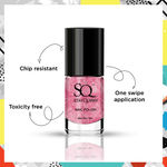 Buy Stay Quirky Nail Polish, Pink, Metallic Lust - Rose Pink Love 28 (6 ml) - Purplle