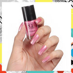 Buy Stay Quirky Nail Polish, Pink, Metallic Lust - Rose Pink Love 28 (6 ml) - Purplle