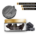 Buy Good Vibes Activated Charcoal Deep Cleansing Face Mask | Anti-Acne, Softening | With Liquorice | No Parabens, No Sulphates, No Mineral Oil (250 g) - Purplle