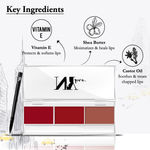 Buy NY Bae Runway Matte Lip Palette With Argan Oil, For Fair Skin - Spotlight Kiss 1 (1.7 g X 3) - Purplle