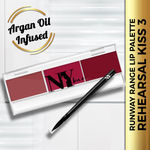 Buy NY Bae Runway Matte Lip Palette With Argan Oil, For Dusky Skin - Rehearsal Kiss 3 (1.7 g X 3) - Purplle