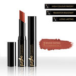 Buy Purplle Ultra HD Velvet Matte Lipstick, Brown - Binge Eating Companion 3 | Highly Pigmented | Long Lasting | Easy Application | Water Resistant | Transferproof | Smudgeproof (2.5 g) - Purplle