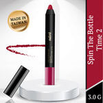 Buy Purplle Lip Crayon, Soft Matte with Jojoba Oil, Pink - Spin The Bottle Time 2 (3 g) - Purplle