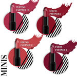 Buy Purplle Ultra HD Matte Mini Lipstick, For Dusky Skin, Pack of 4 - Kit 6 (1.5 g X 4) - Purplle