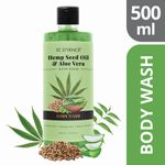 Buy ST. D´VENCE Hemp Seed Oil & Aloe Vera Body Wash With Neem (500 ml) - Purplle